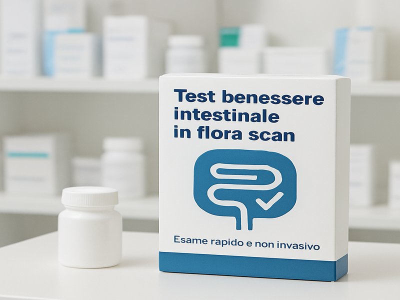Test benessere intestinale in flora scan